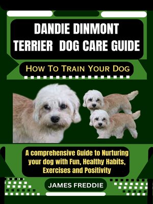 cover image of Dandie Dinmont Terrier   Dog care guide